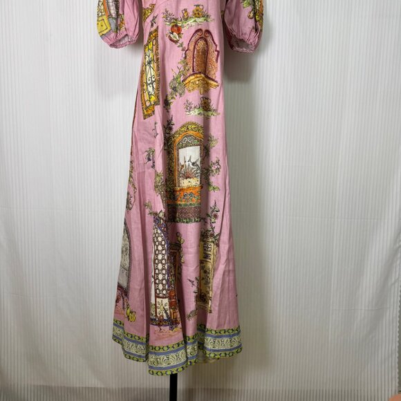 ALÉMAIS Monte Linen Midi Dress - Picture 5 of 9